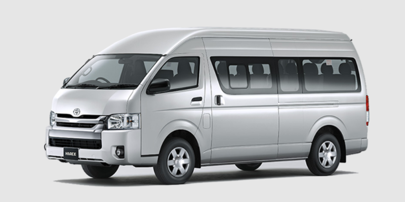 Toyota Hiace untuk wedding car rombongan